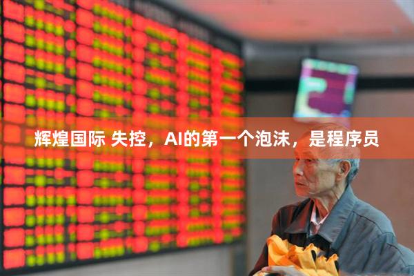 辉煌国际 失控，AI的第一个泡沫，是程序员